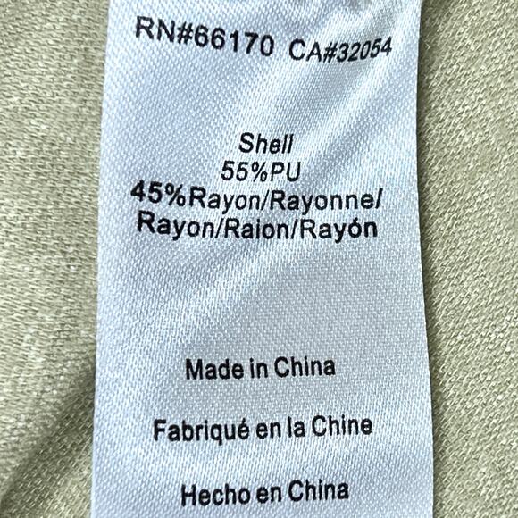 Anthropologie Hutch Wide-Leg Faux Leather Pants Sz 8 Pearl Cream Pleated NEW! - Picture 11 of 12